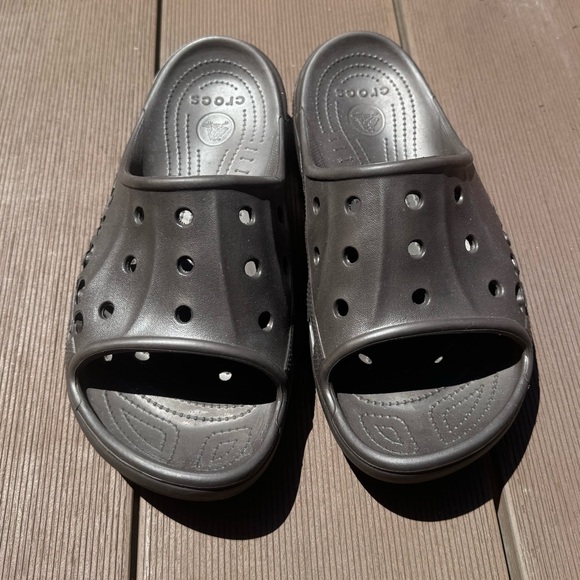 Crocs Baya Brown Slip-On Slides Sandals Lightweight Mens size 12 - Picture 2 of 7